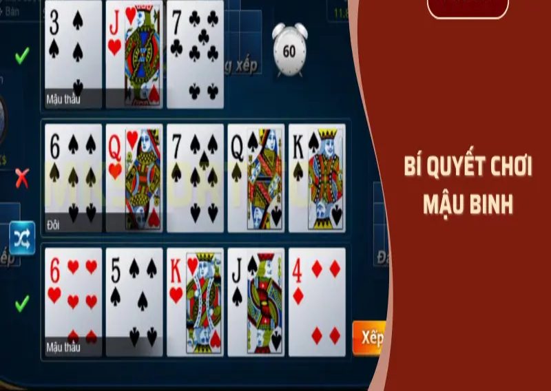 Bí quyết chơi game mậu binh online Mksport